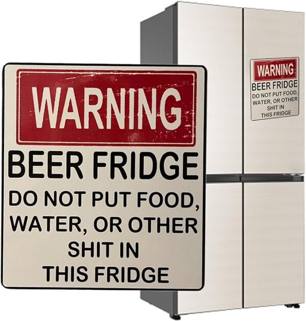 beer fridge magnet