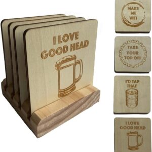 Wooden Bar Coasters