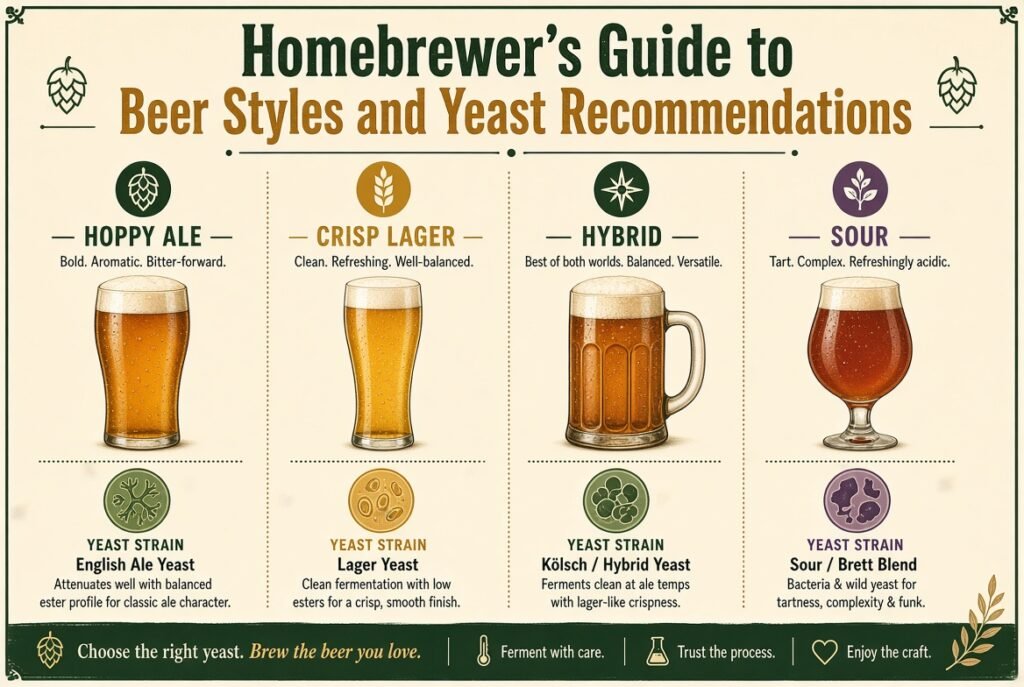 beer yeast infographic